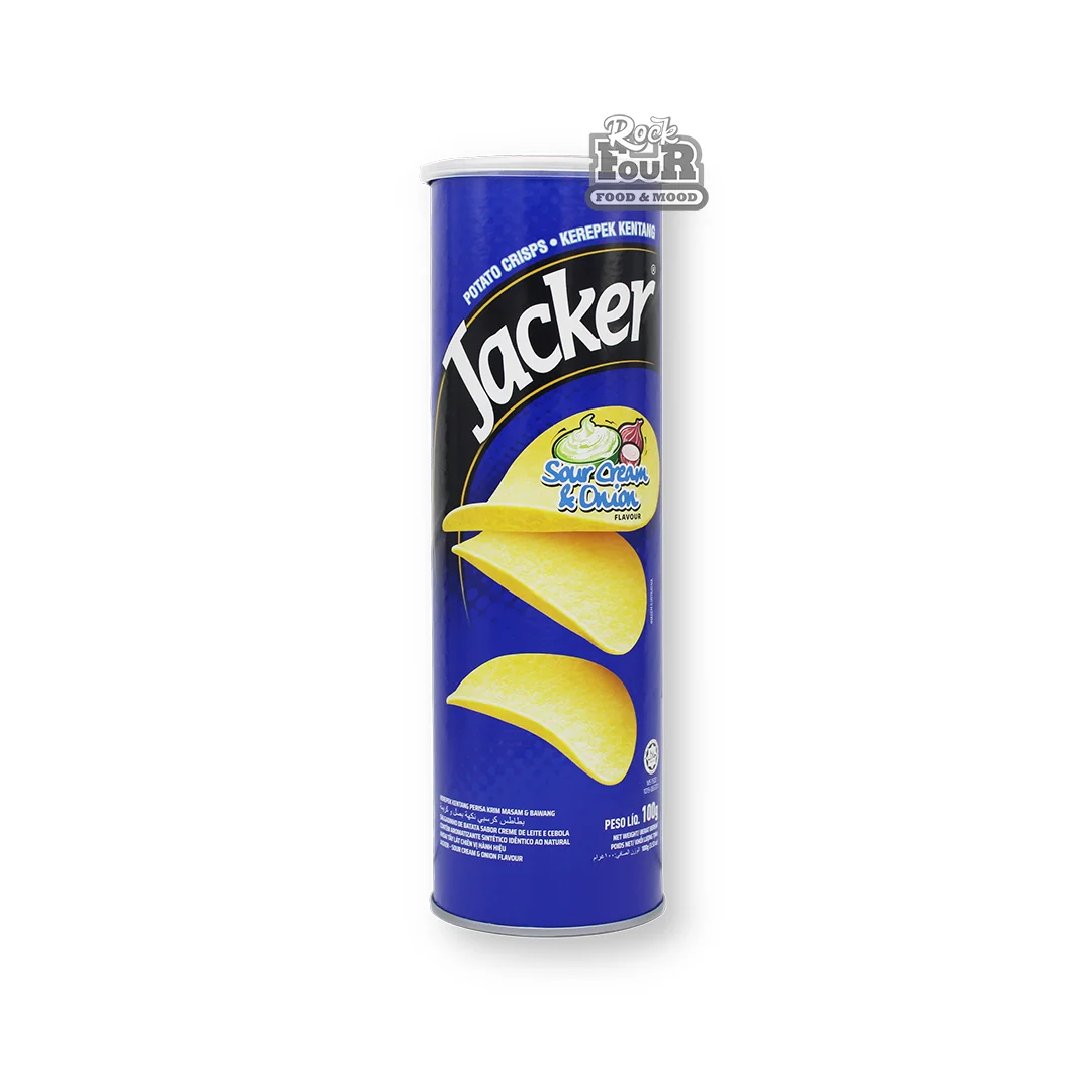 Chips "Jacker" with sour cream-onion flavor 110g